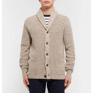 Ralph Lauren Cotton Shawl-Collar Cardigan